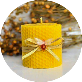 Velas moldeables con cera de abeja